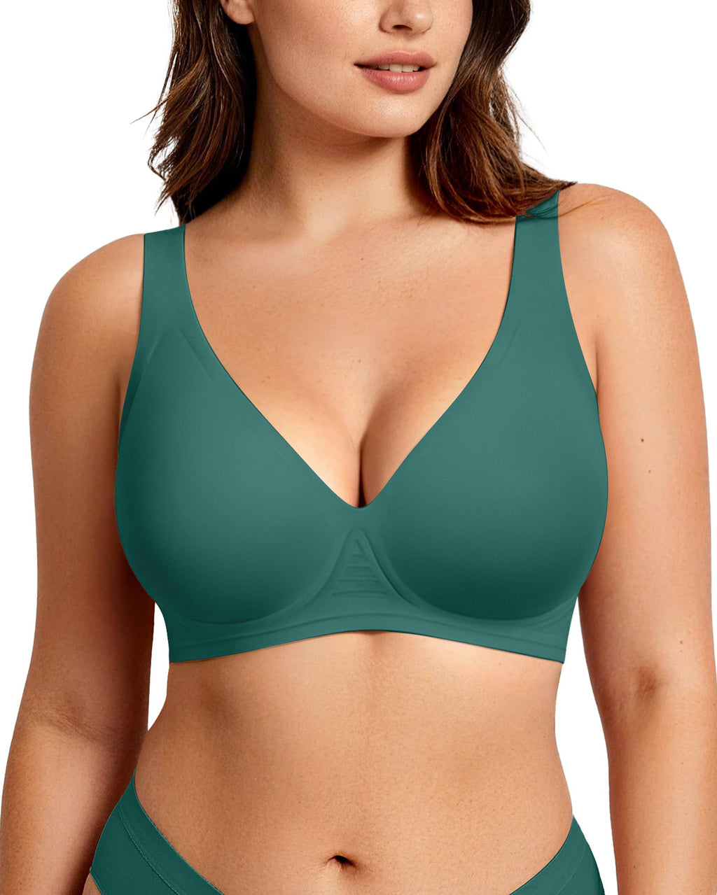 Oeaky Deep V Jelly Bra No Underwire