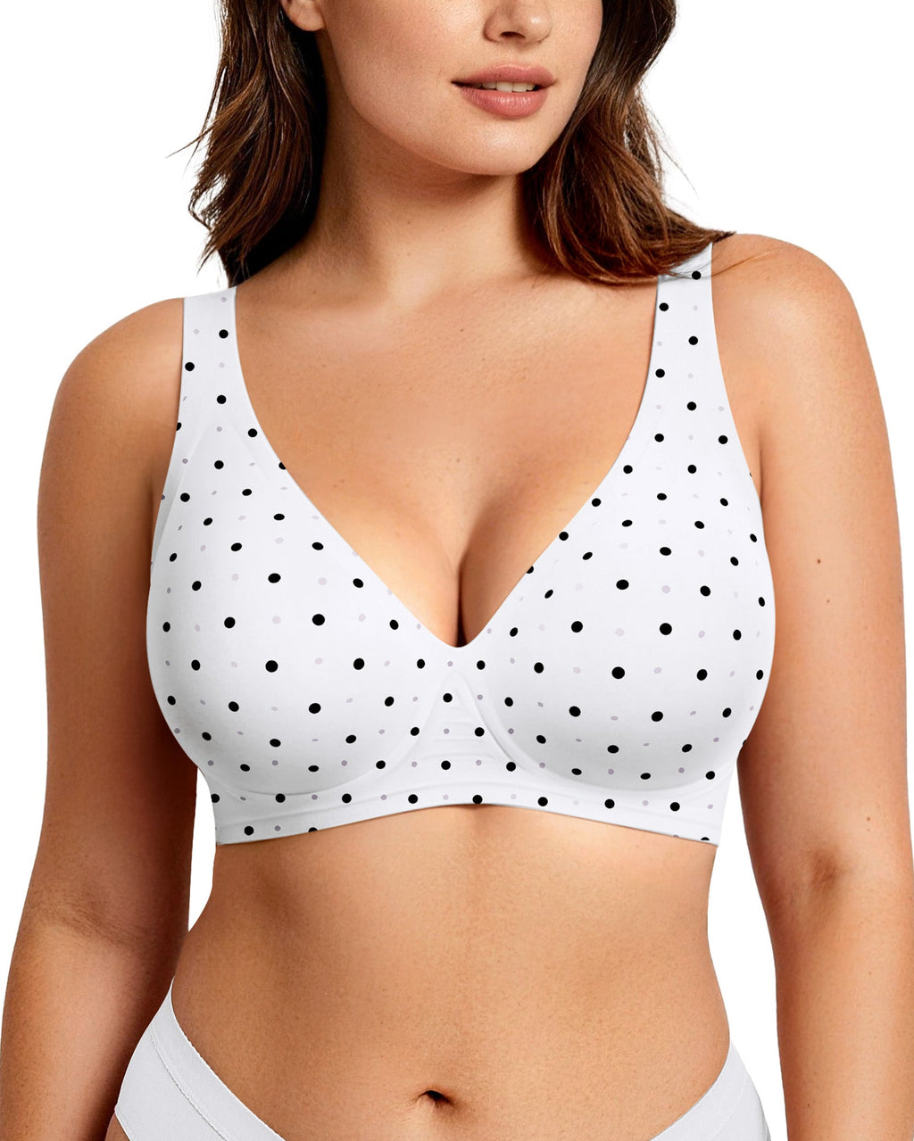 Oeaky Deep V Jelly Bra No Underwire