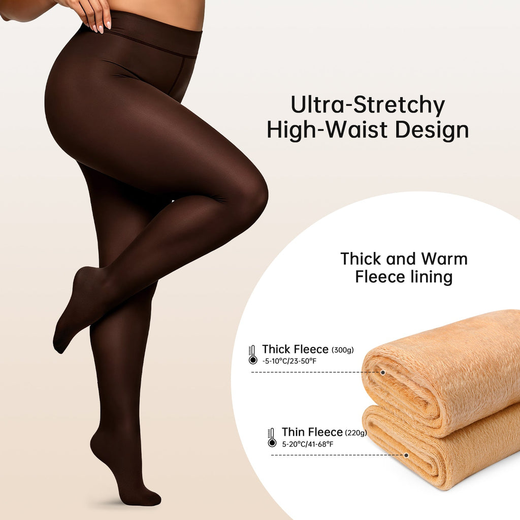 Flawless Illusion Fleece Lined Tights
