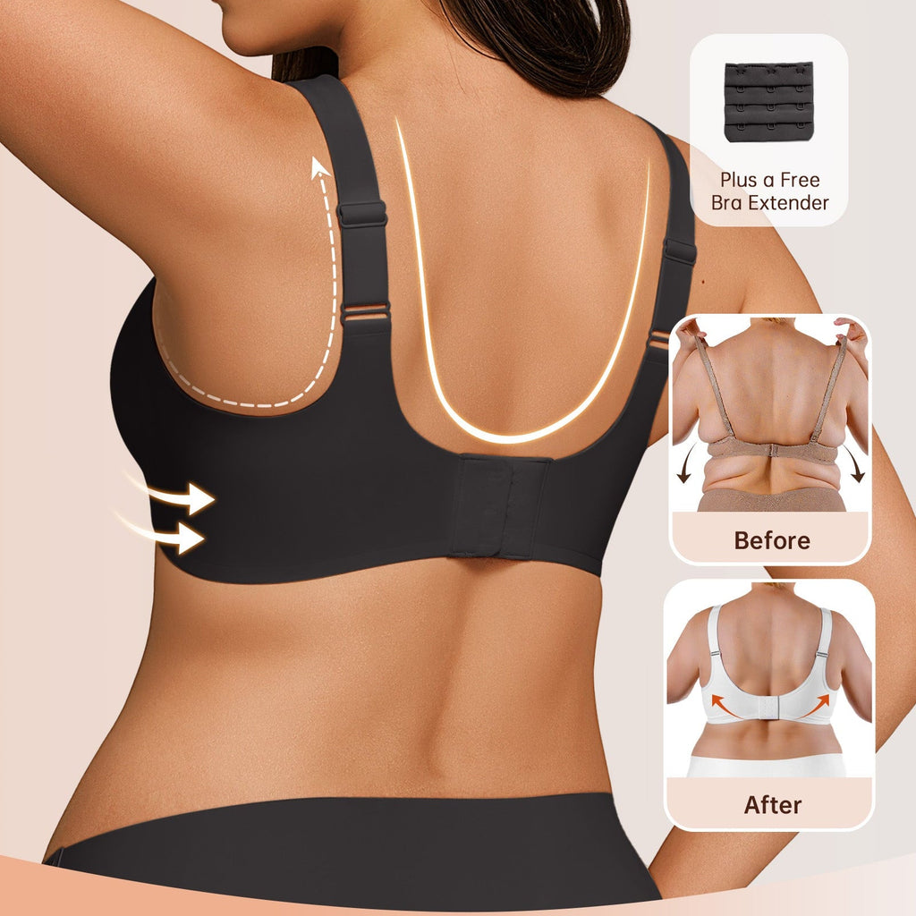 Seamless Wireless Jelly V-Neck Bra