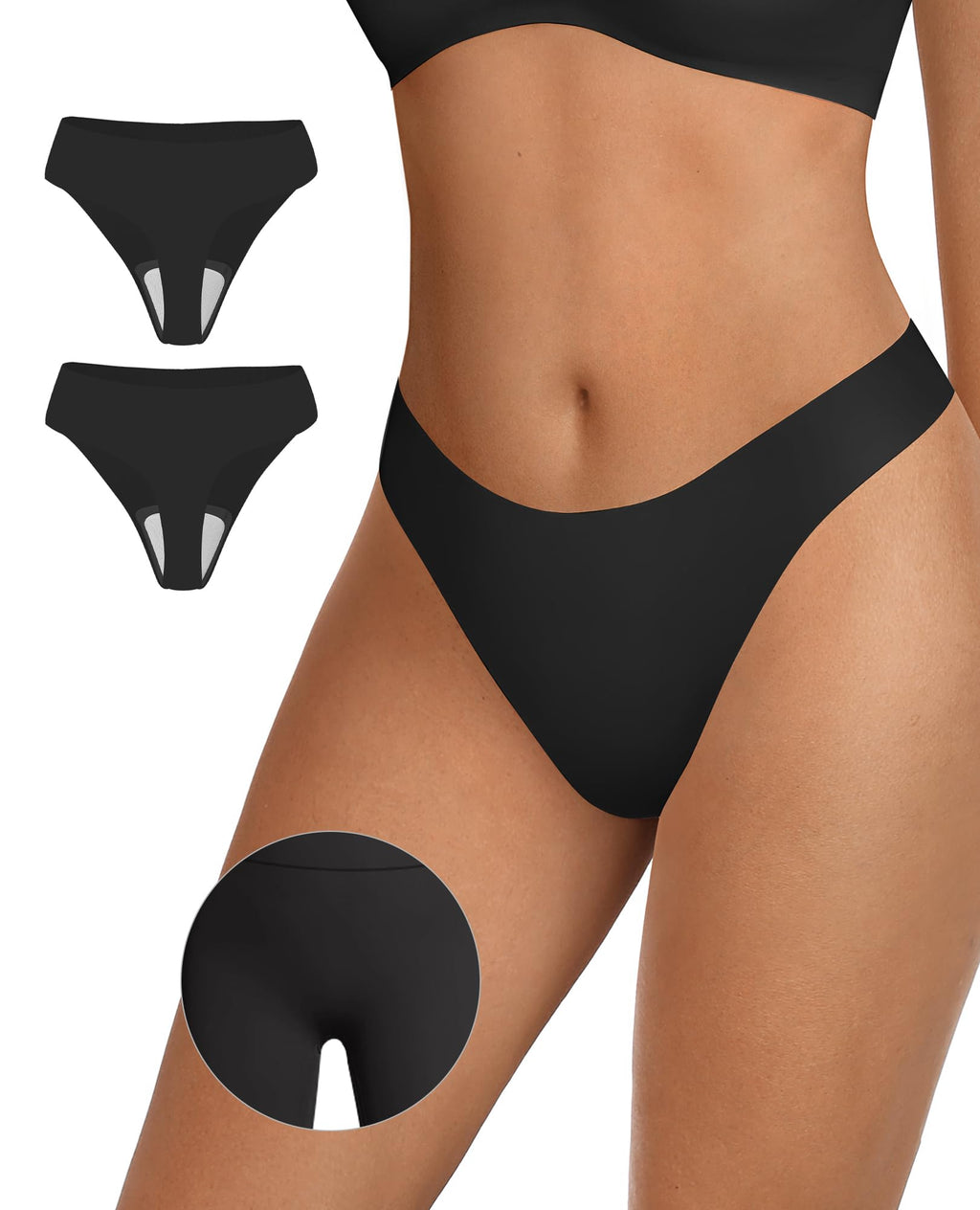 Seamless Thongs for Women Invisible Thongs