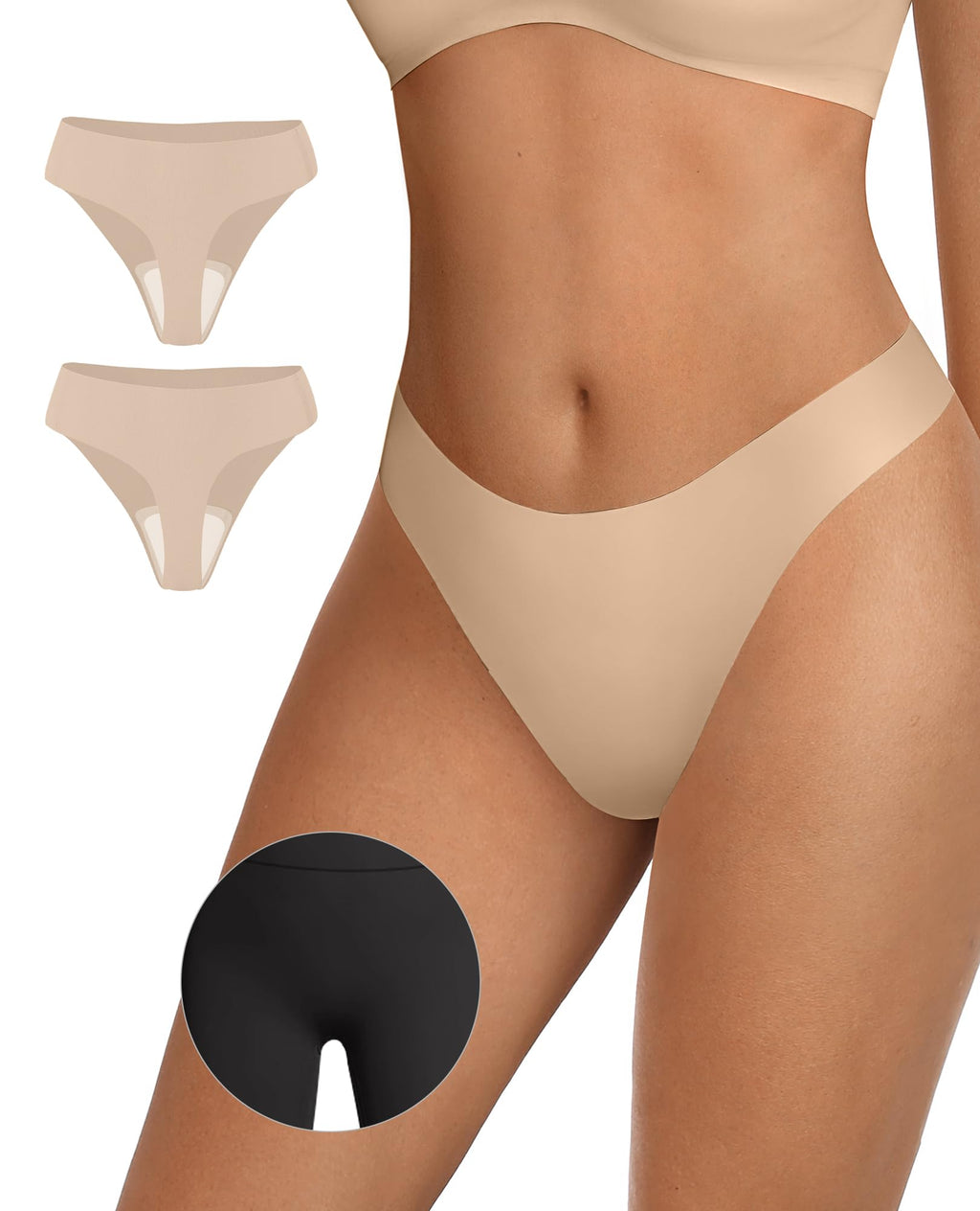 Seamless Thongs for Women Invisible Thongs