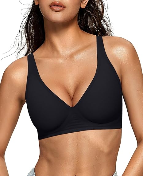 Oeaky Deep V Jelly Bra No Underwire