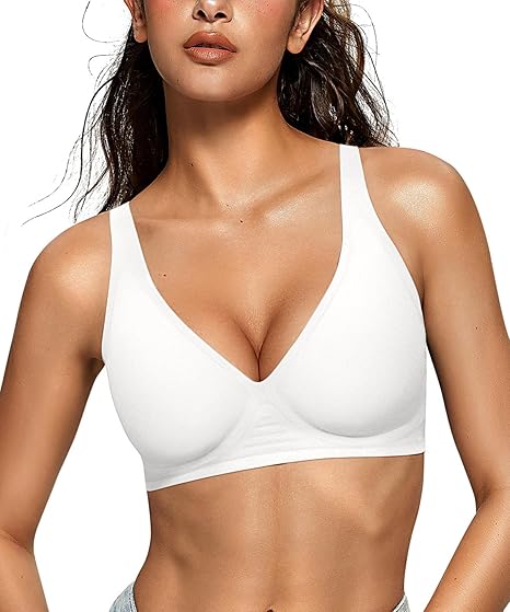 Oeaky Deep V Jelly Bra No Underwire