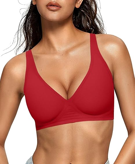 Oeaky Deep V Jelly Bra No Underwire