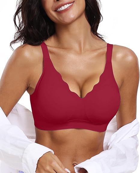 Scalloped Wireless Jelly Bra