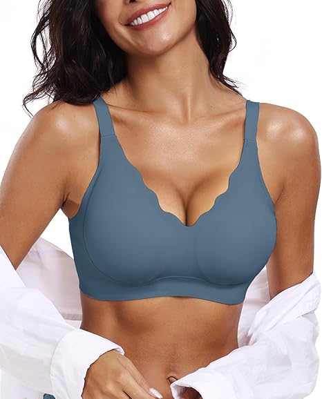 Scalloped Wireless Jelly Bra