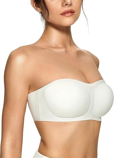 Strapless Non Slip Bandeau Jelly Bra