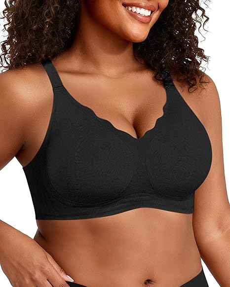 Scalloped Wireless Jelly Bra