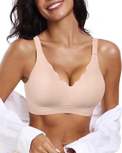 Scalloped Wireless Jelly Bra
