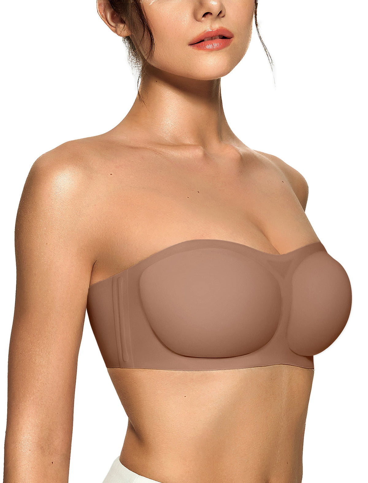 Strapless Non Slip Bandeau Jelly Bra
