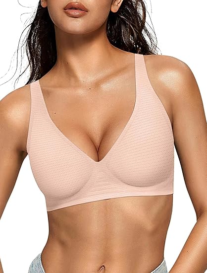 Oeaky Deep V Jelly Bra No Underwire