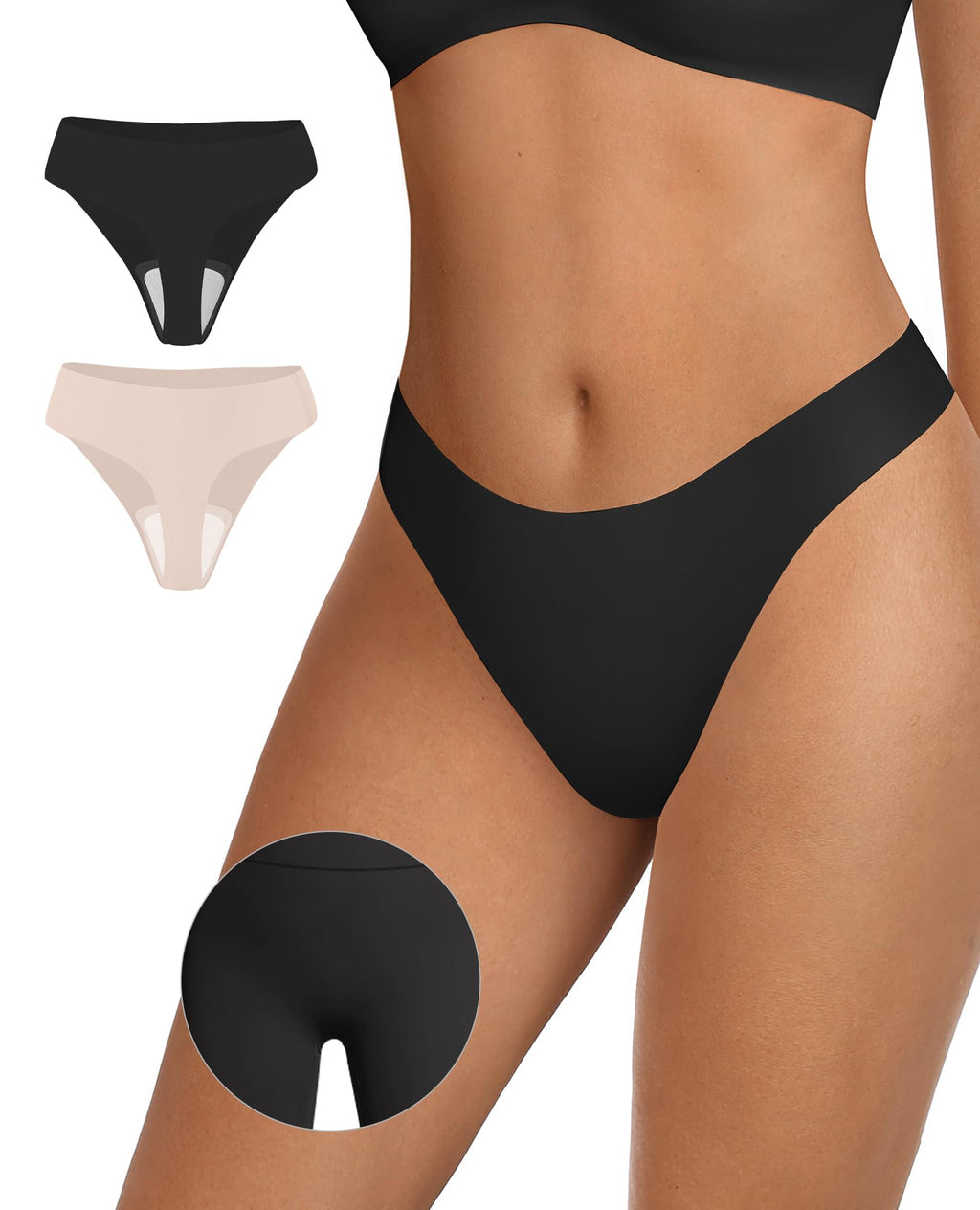 Seamless Thongs for Women Invisible Thongs