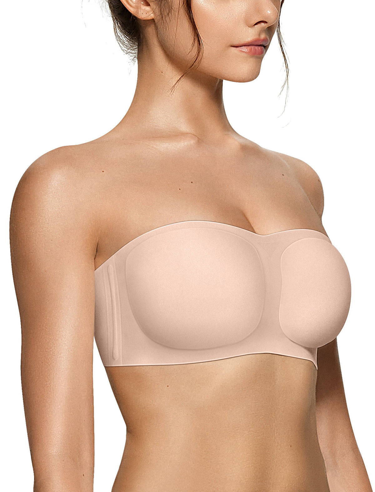 Strapless Non Slip Bandeau Jelly Bra