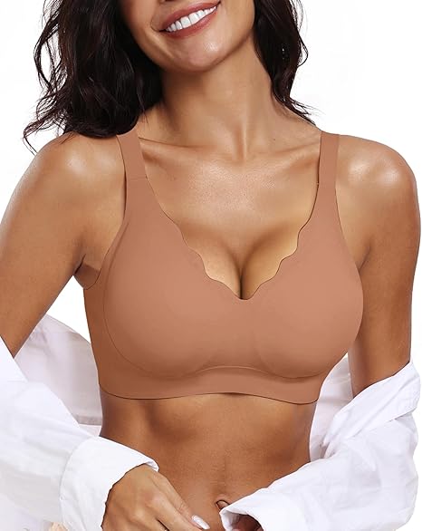 Scalloped Wireless Jelly Bra