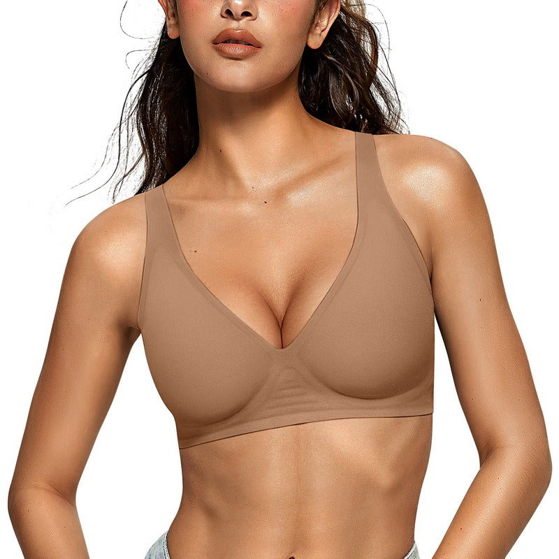Oeaky Deep V Jelly Bra No Underwire