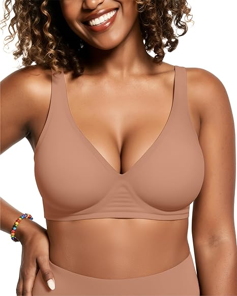Oeaky Deep V Jelly Bra No Underwire