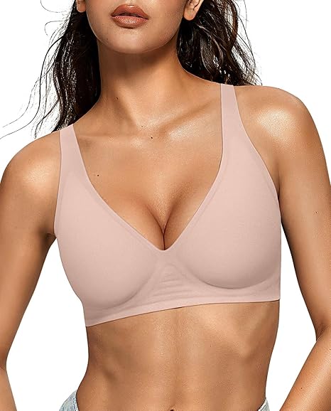 Oeaky Deep V Jelly Bra No Underwire