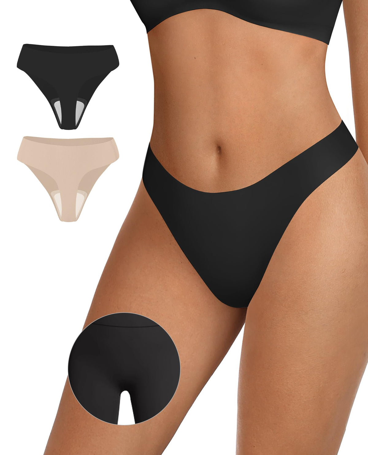 Seamless Thongs for Women Invisible Thongs