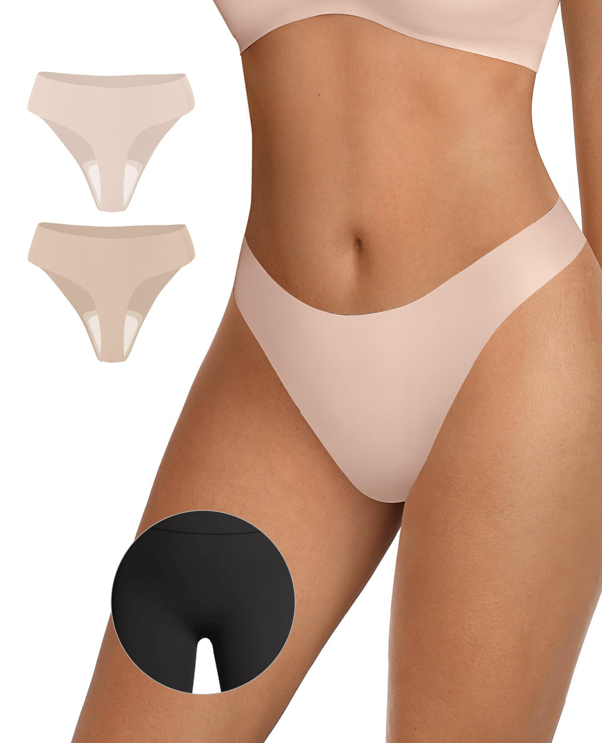 Seamless Thongs for Women Invisible Thongs