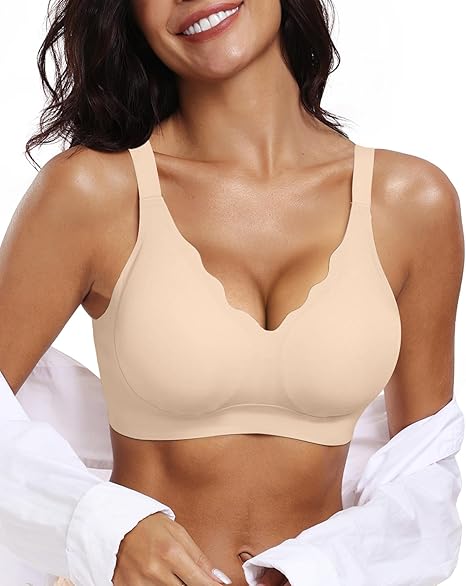 Scalloped Wireless Jelly Bra